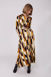 Long Earth Deco Dress